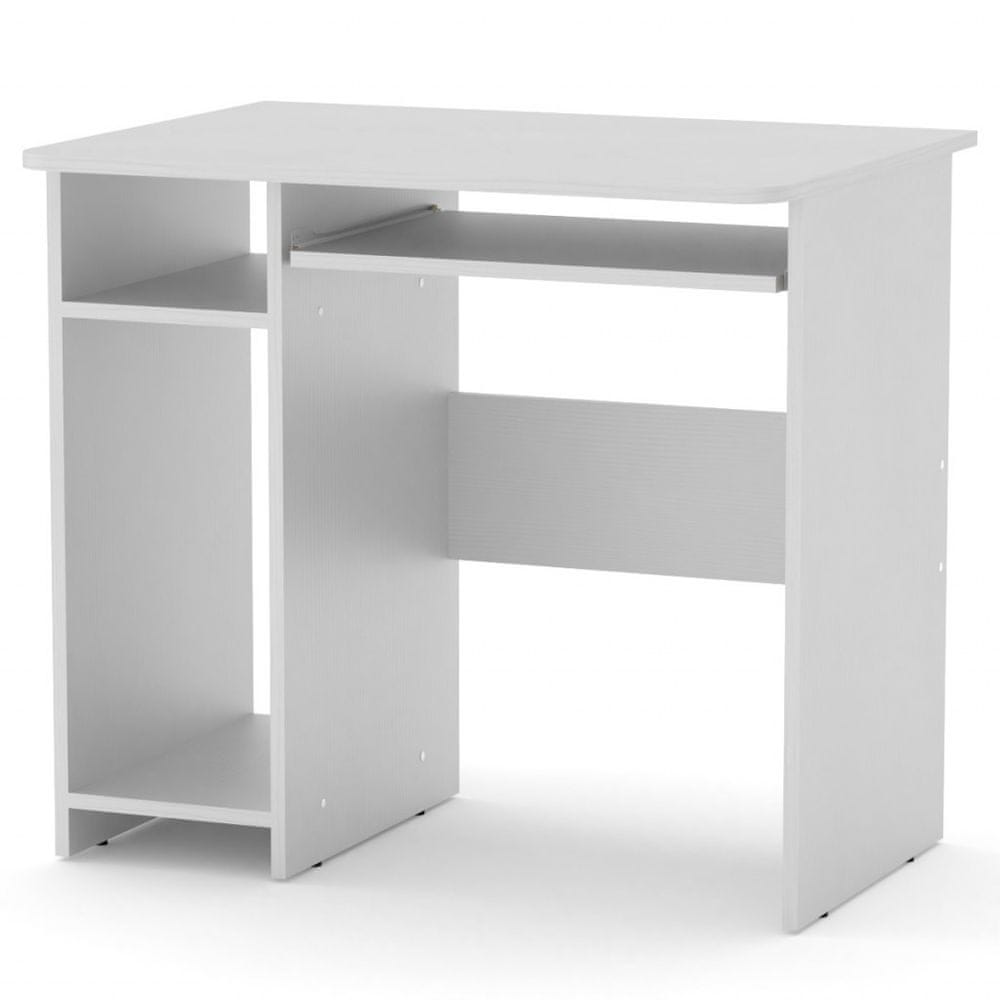 eoshop PC stôl SKM-12 (Farba dreva: biela)